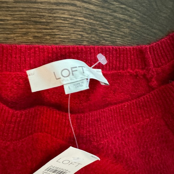 NWT Ann Taylor LOFT red Style 444554 Size LARGE - Picture 3 of 5